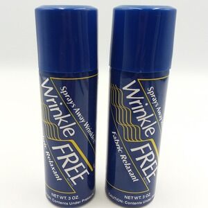 Wrinkle Free Fabric Relaxant Spray 3 oz Two Pack NOS 1986 Vintage Travel Size